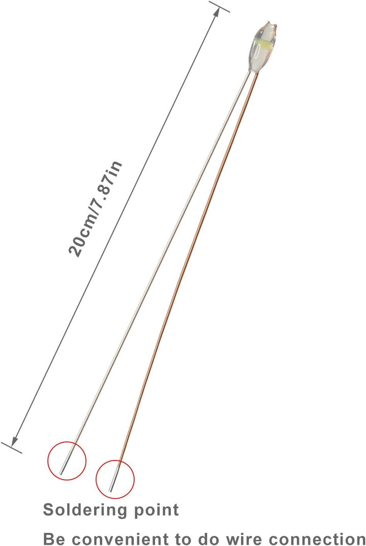 Evemodel 240Stk. Vorgelötet Micro Wasserdicht SMD Led Gemischte Farbe Bauform 0603 20cm