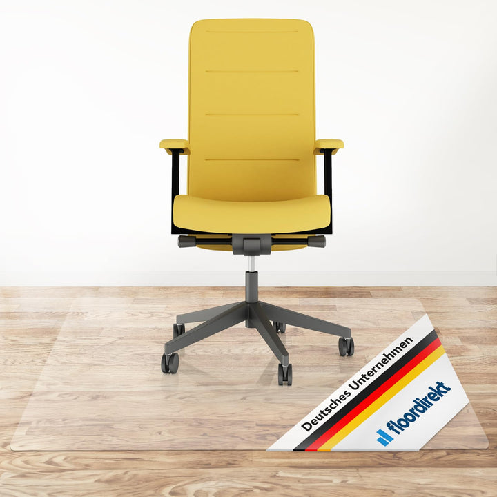 Floordirekt Bodenschutzmatte für Hartböden - Neo - transparente Bürostuhlunterlage Bodenmatte Stuhlu