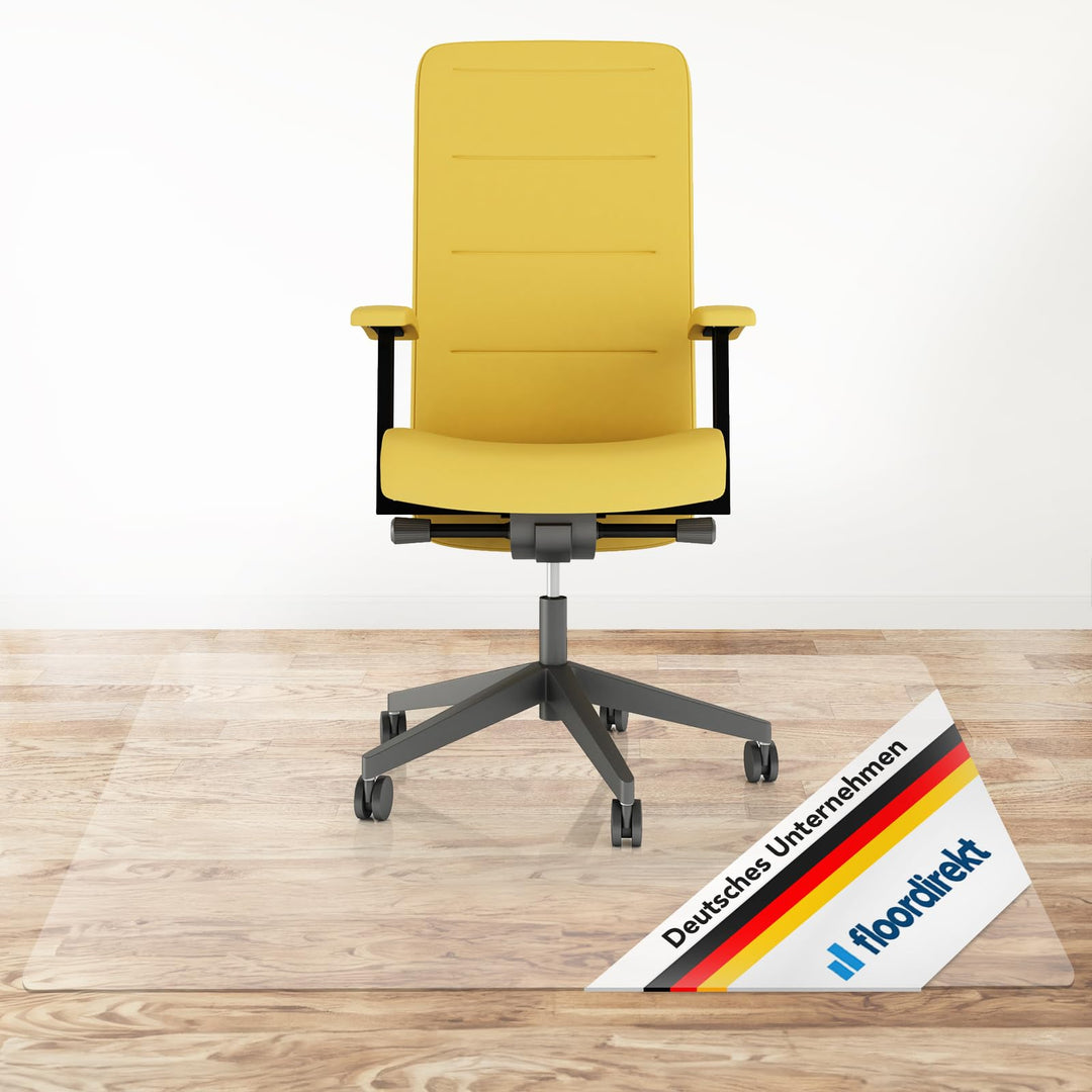 Floordirekt Bodenschutzmatte für Hartböden - Neo - transparente Bürostuhlunterlage Bodenmatte Stuhlu