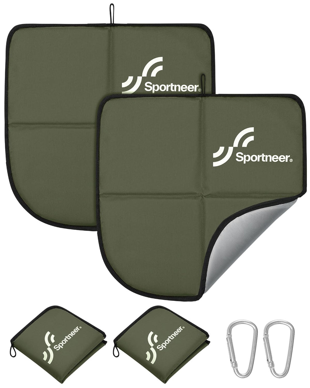 Sportneer Sitzkissen Outdoor, 40 * 40cm Sitzunterlage Outdoor Wasserdicht Oxford-Stoff Thermo Sitzki