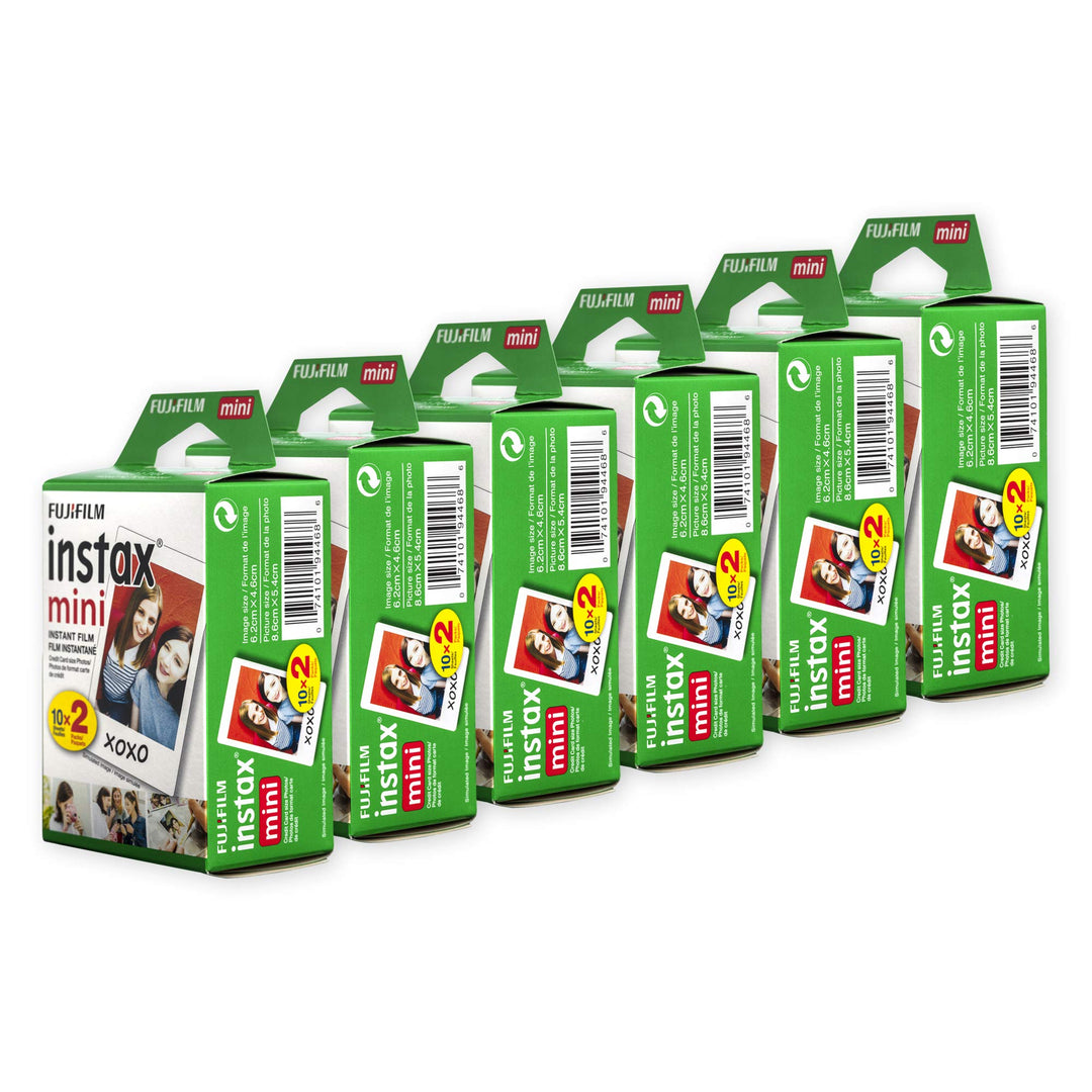 Fujifilm Instax Mini Film, Weiss, Multipack (120 Aufnahmen insgesamt)