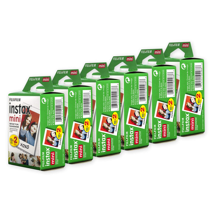 Fujifilm Instax Mini Film, Weiss, Multipack (120 Aufnahmen insgesamt)