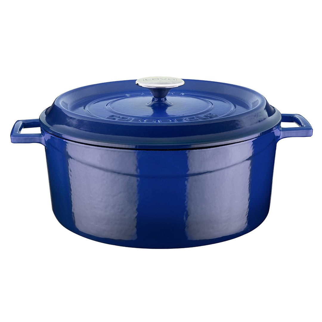 CASSEROLE ROND 280 MM 6.70 LTR LVYTC28K2B BLUE/BLACK  36 x 29 x 13.5 cm blau, 36 x 29 x 13.5 cm blau