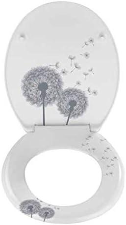 WENKO WC-Sitz Astera, Toilettensitz mit Absenkautomatik, Fix-Clip Hygiene-Befestigung, WC-Deckel aus