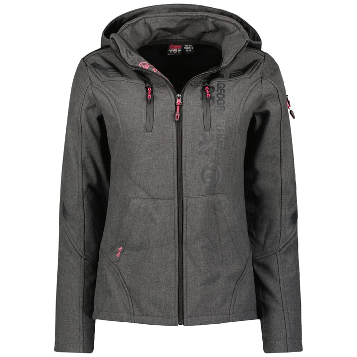 Geographical Norway TRUFFE LADY - Damen-Softshell-Jacke (Grösse, Dunkelgrau