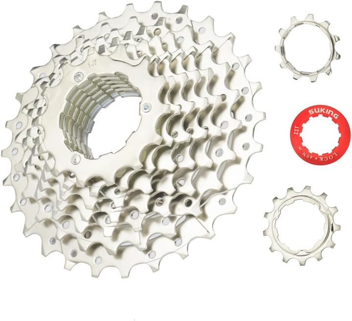 CYSKY 10 Fach Kassette 11-25T/11-28T/11-32T/11-36T/11-40T/11-42T Kassette passend für Mountainbike,