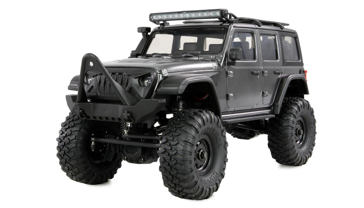 Amewi AMXRock Mini-Crosstrail Scale Crawler 4WD 1:16 RTR grau inkl. Fernsteuerung, Akku, Ladekabel