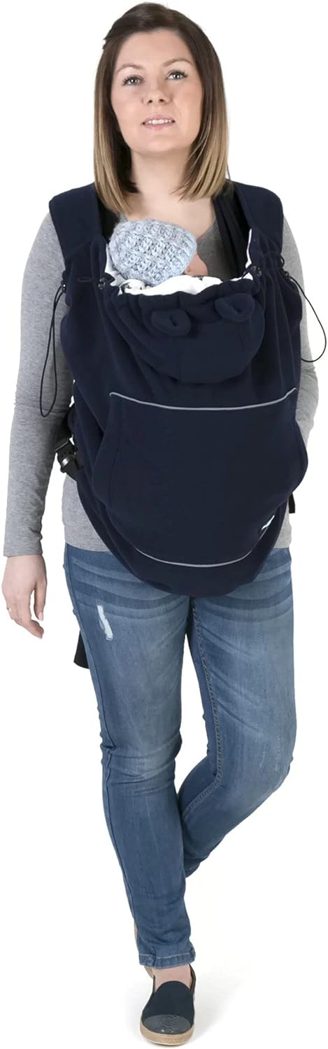Fleece BABY Tragecover Marineblau