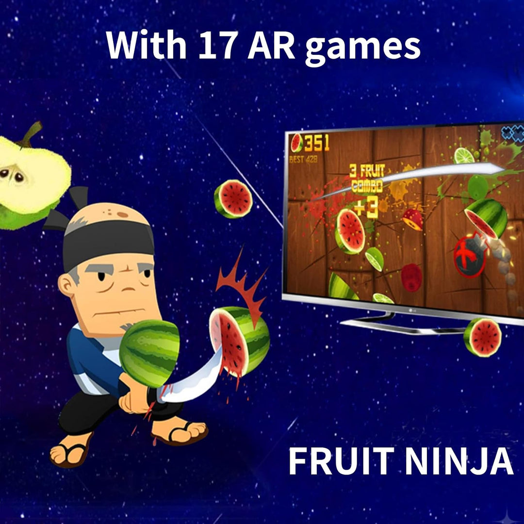 Spielekonsole für Kinder und Erwachsene, HD-Retro-Videospielsystem mit 900+ Spielen, 17 Kamera-AR-Sp