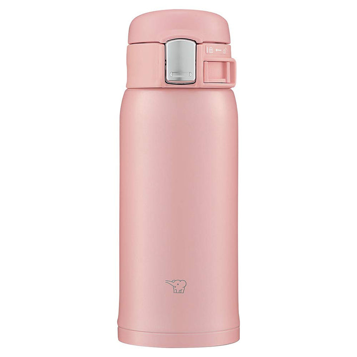 Zojirushi SM-SF36-PA Wasserflasche, Direkttrinken, One-Touch-Öffnung, Edelstahlbecher, 12 fl oz (360
