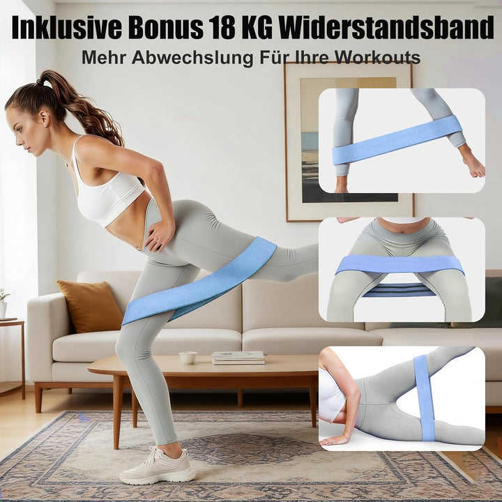 Oberschenkeltrainer 35lb Beckenboden Trainer Damen für Frau Beinpresse Po Trainer für Zuhause MäNner