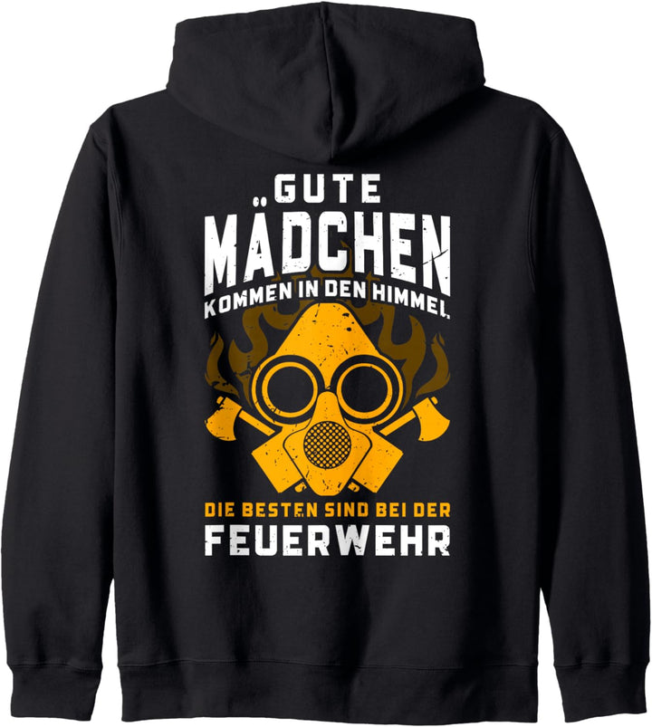 Die besten Mädchen sind bei der Feuerwehr Löschmeisterin Kapuzenjacke