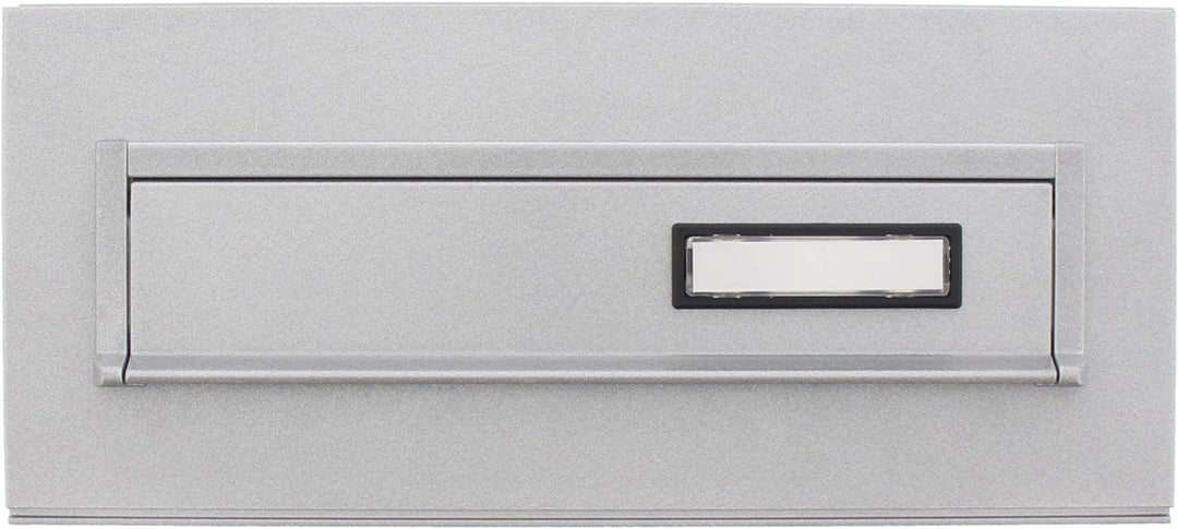 Burg-Wächter Einwurfblende für Durchwurfbriefkästen, Stahl, Blende 794 Si, Silber, Silber