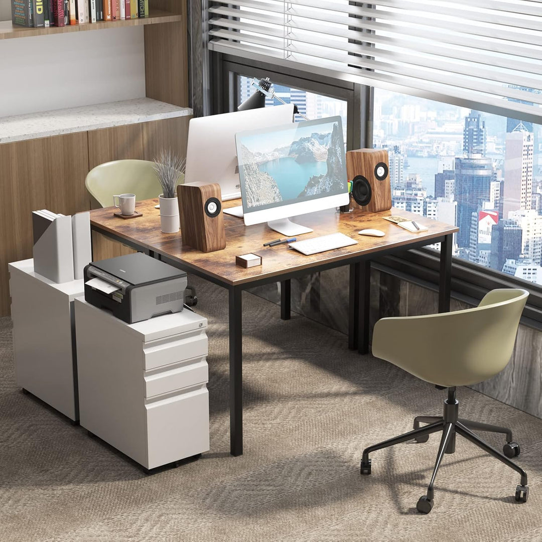 sogesfurniture Schreibtisch Computertisch Büromöbel PC Tisch, Stabil Bürotisch Arbeitstisch Esstisch