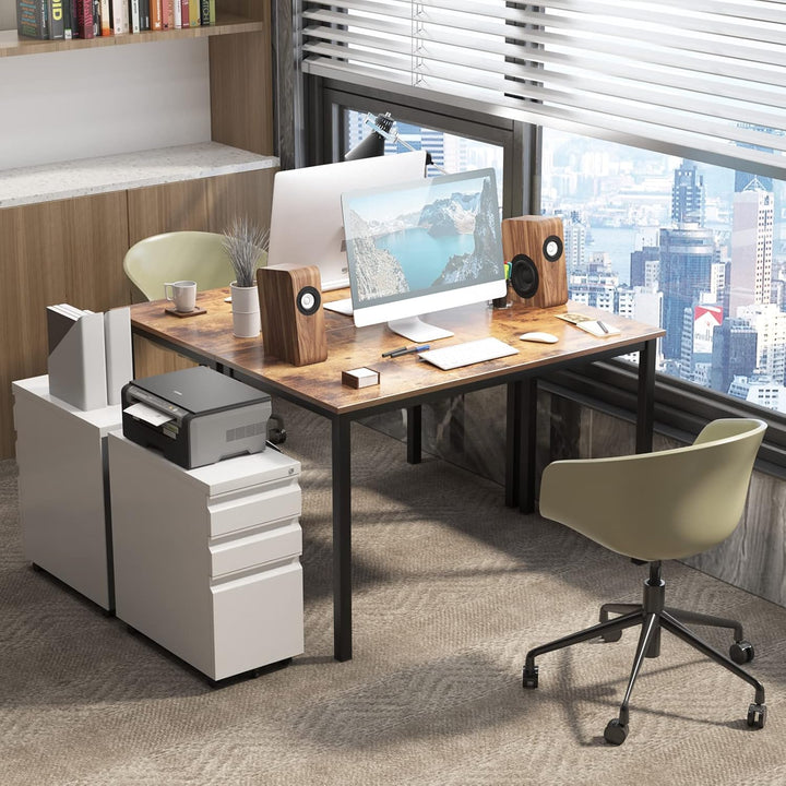 sogesfurniture Schreibtisch Computertisch Büromöbel PC Tisch, Stabil Bürotisch Arbeitstisch Esstisch