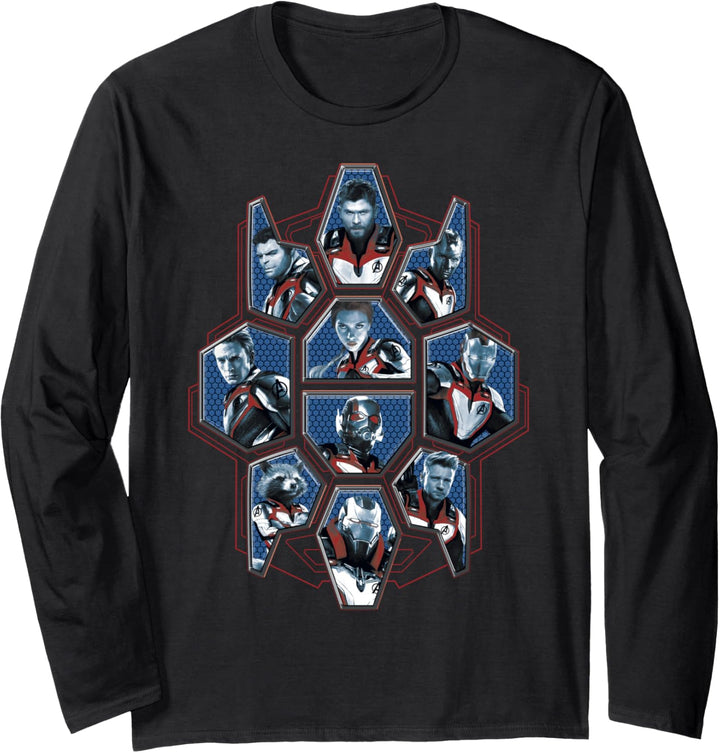 Marvel Avengers: Endgame Tech Panels Langarmshirt