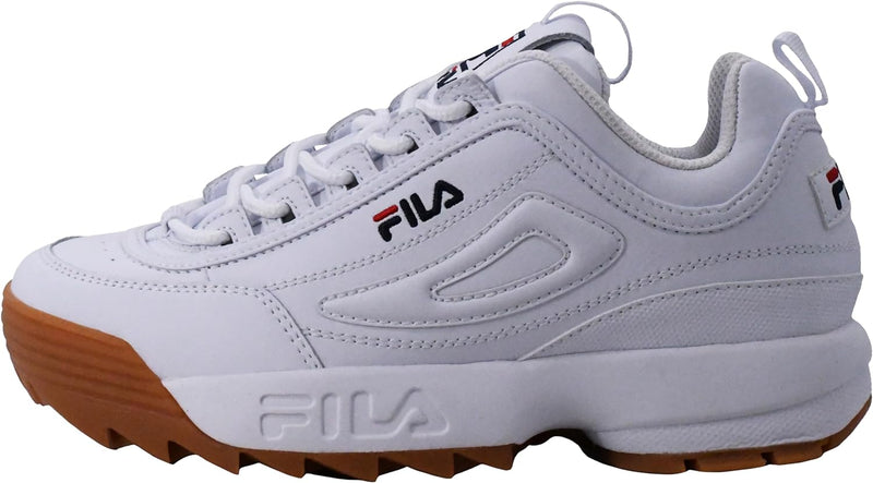 Fila Herren Ray Tracer 2 Nxt Sneaker 37.5 EU Weiss Marineblau Rot Gummi, 38 EU