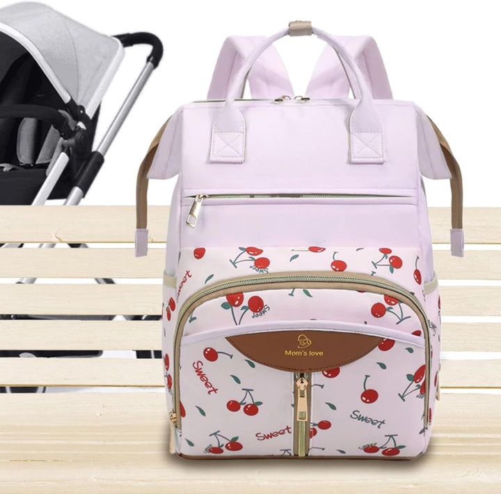 Generisch Wickelrucksack - Wickeltasche Mit Isoliertem Flaschenfach | Reise Baby Tasche Mit Wickelun