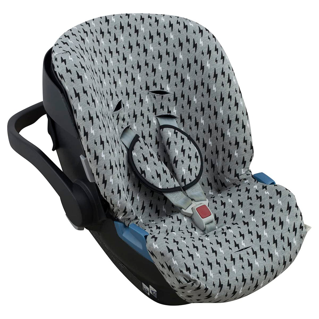 JYOKO Kids Bezug für Autositz kompatibel mit Cybex Aton Cloud- Q-M-2-4-5, aus Baumwolle (Aton 2, Bla