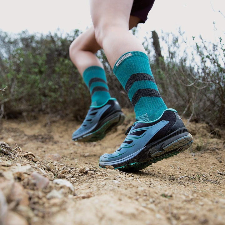 Injinji 2.0 Outdoor nuwool Midweight Crew Socken L Charcoal & Black, L Charcoal & Black