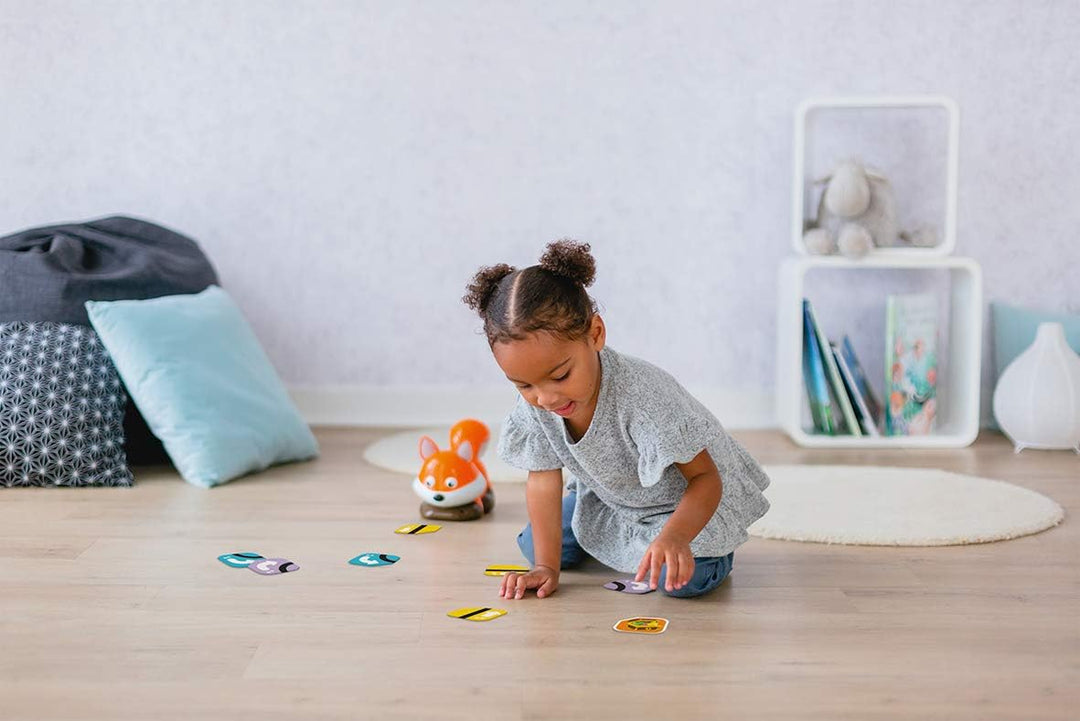 Smoby 190103WEB Jouet d'Eveil Interaktiver Fuchs Foxy – 2 Spielmodi – Lernen, Programmierung und Ric