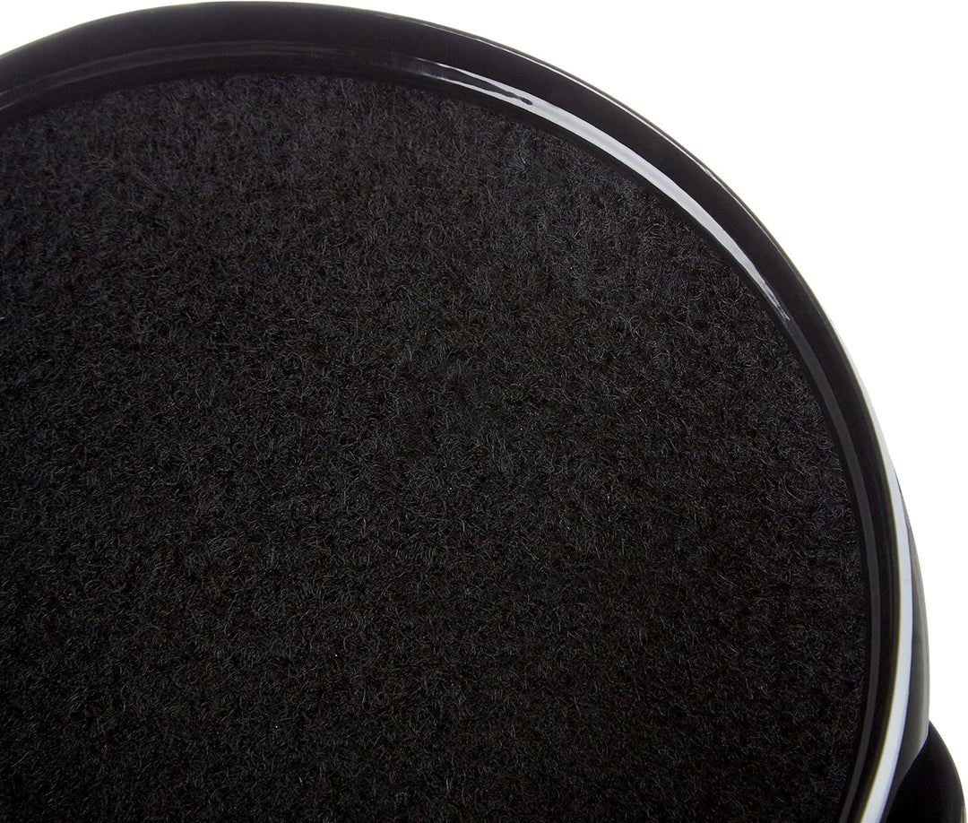 Premier Housewares 0510019 Komposteimer mit Tragegriff Ø14 x H22 cm, Schwarz, Schwarz