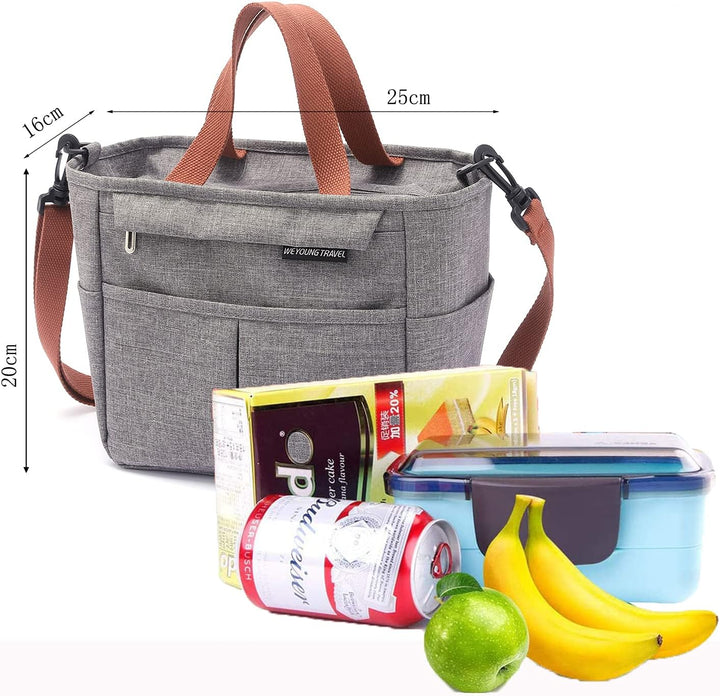Lunchtasche,Kühltasche Klein lsoliertasche Picknicktasche Thermostasche Mittagessen Tasche Lunchbag