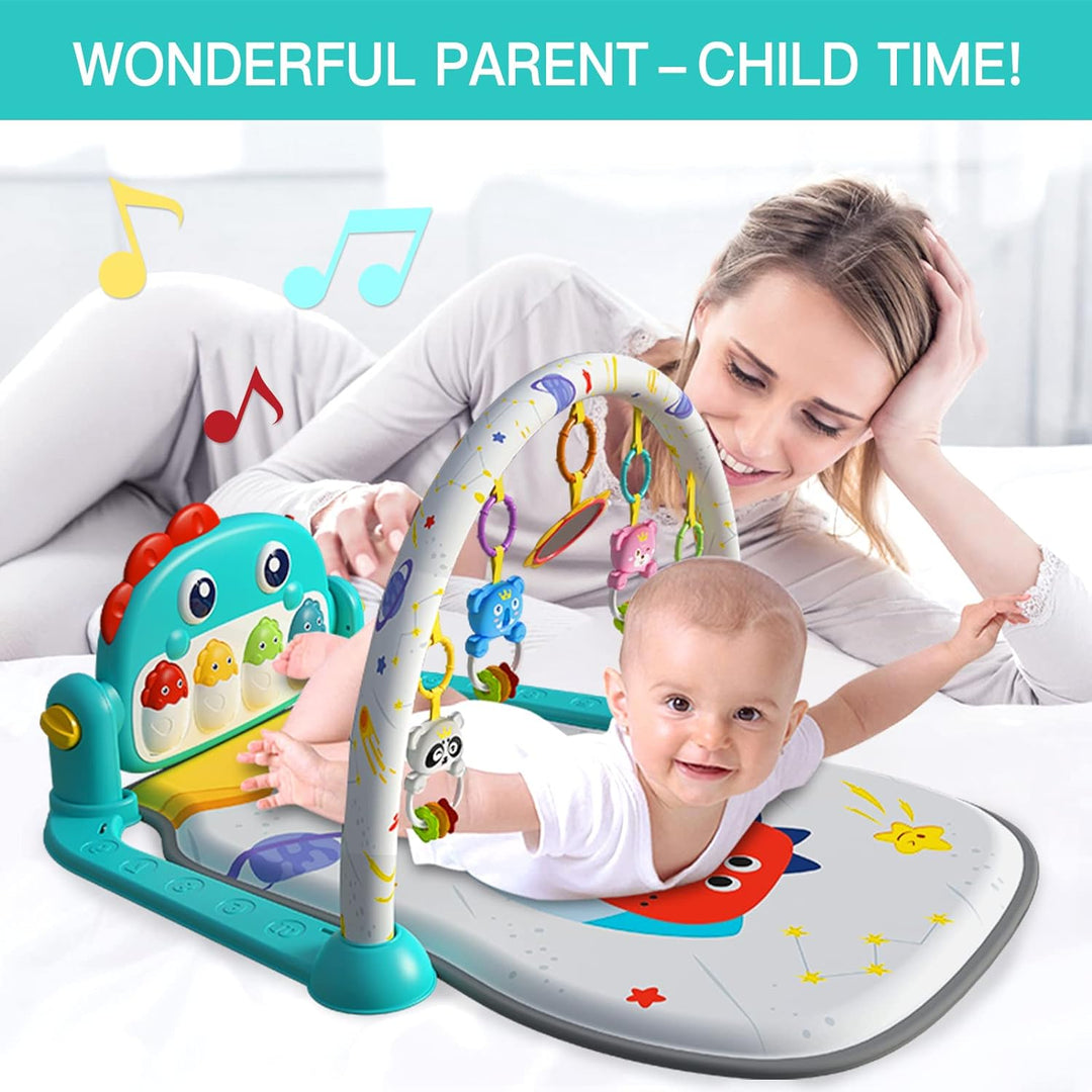 Eners Baby Gym Spielmatte Musikalische Aktivitätsmatte Piano Baby Play Gym Bauchzeit Gepolsterte Mat