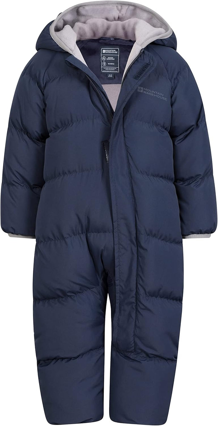 Mountain Warehouse Frosty Kinder Winter Anzug Gefüttert Schneeanzug 6-12 Monate Marine, 6-12 Monate