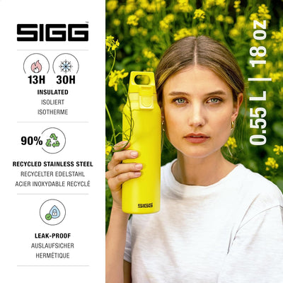 SIGG - Isolierte Trinkflasche - Thermosflasche Hot & Cold One - Mit Teesieb - Auslaufsicher - BPA-fr