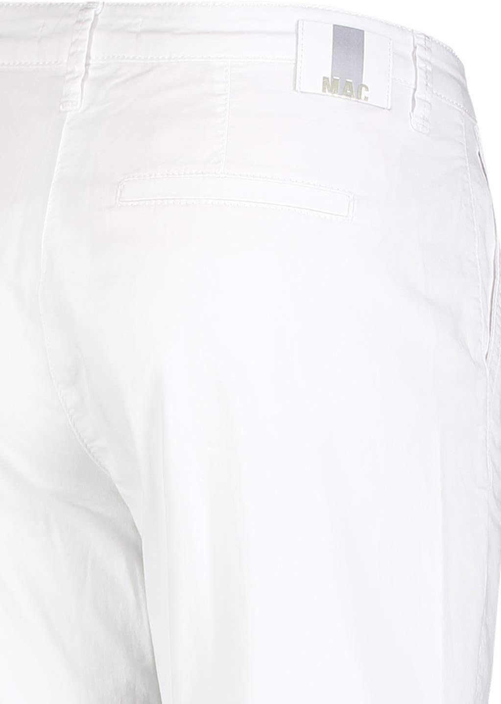 MAC Jeans MCA Damen Chino Shorts per Pack Weiss (White 010), W44(Herstellergrösse: 44/09)