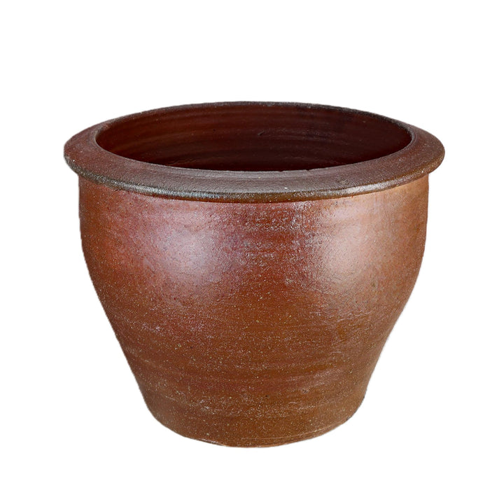 TucanoHamburg Blumentopf, Modell Lotus braun 38x30cm, frostfest