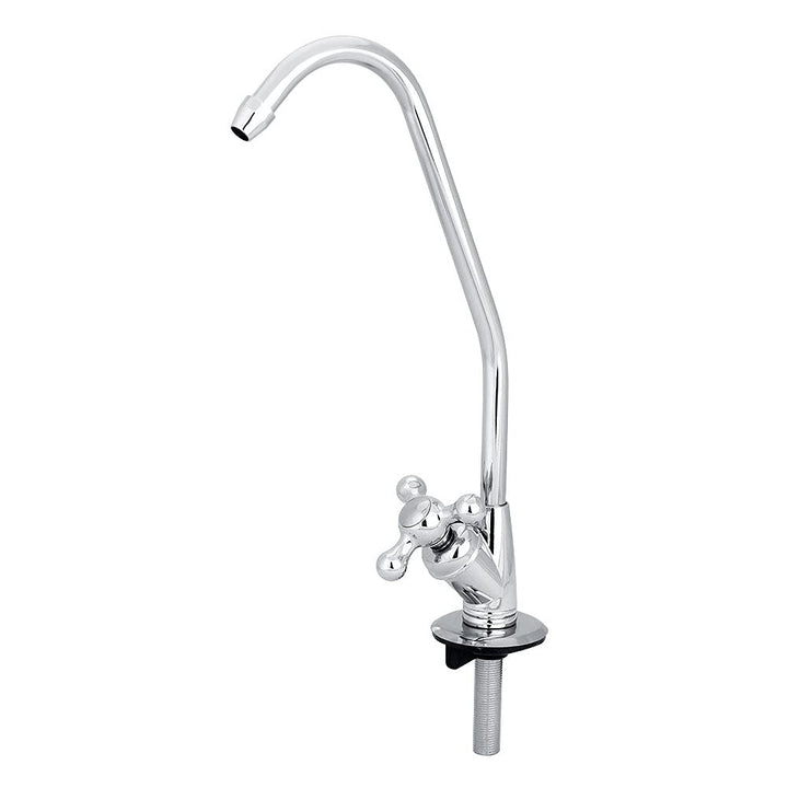 Trinkwasserhahn 1/4 Zoll, Edelstahl Wasserhahn für Filter &amp; Osmoseanlagen, 360° Schwenkbar, 10 mm Ve
