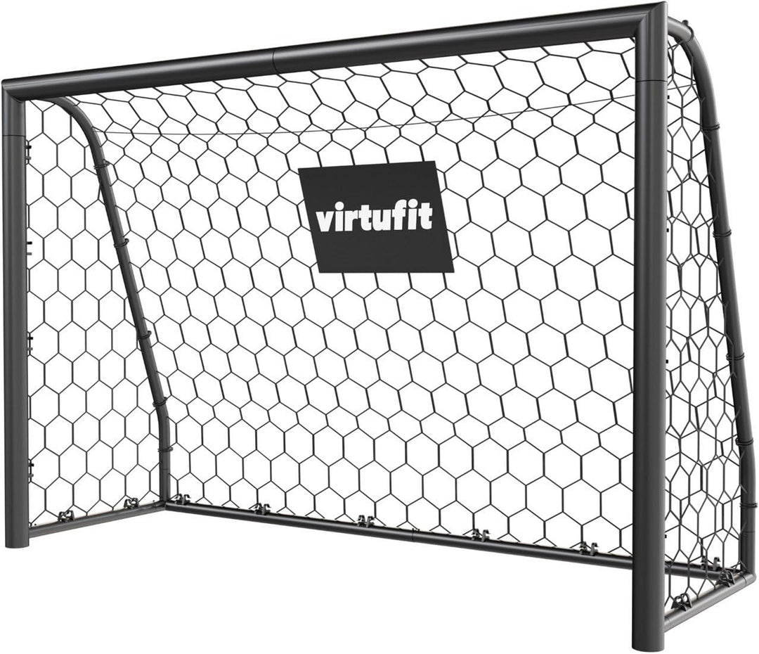 VirtuFit Fussballtor mit Torwand für Kinder – Fussballtore 180 x 120 x 60 cm Premium Tor, 180 x 120