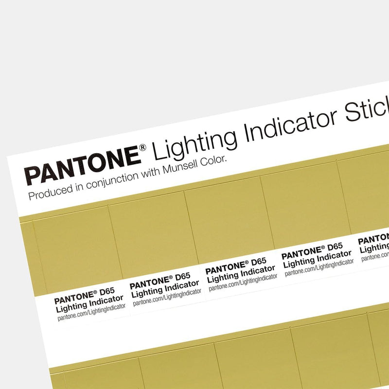 Pantone Lighting Indicator Stickers D65, LNDS-1PK-D65, mehrfarbig, Lighting Indicator Stickers D65