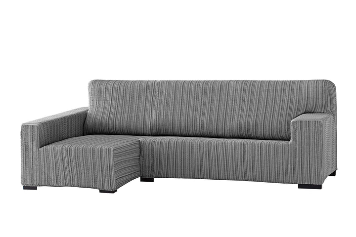 Martina Home Mejico Chaise Longue, Grau, Arm Links Grau Elegantes, Grau Elegantes