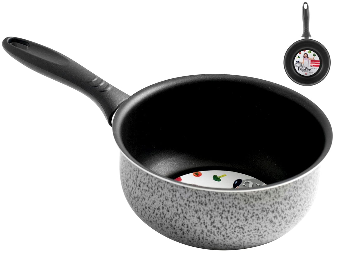 Home Salt Peper Bräter EIN Griff Antihaft-Salzpfeffer cm 20 Kochtopf, Material, Multicolor, 20 cm 40