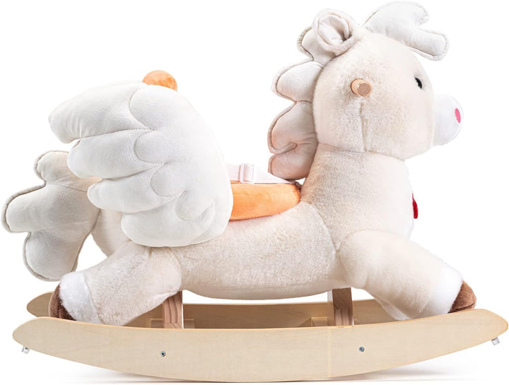 Baby Pegaso Rutschpferd | Plüsch-Schaukelspielzeug | Trudi | 33x53x72cm | XXL | Rocking Animals | Mo