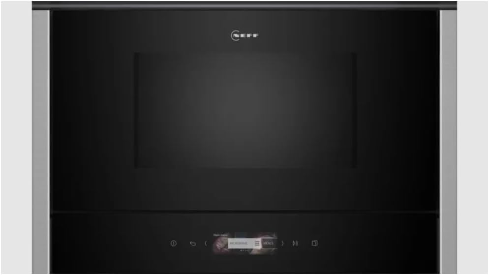 NEFF NR4WR21N1, N70, Einbau-Mikrowelle, Integrierbare Mikrowelle ohne Grill 40 x 60cm, Full Touch TF