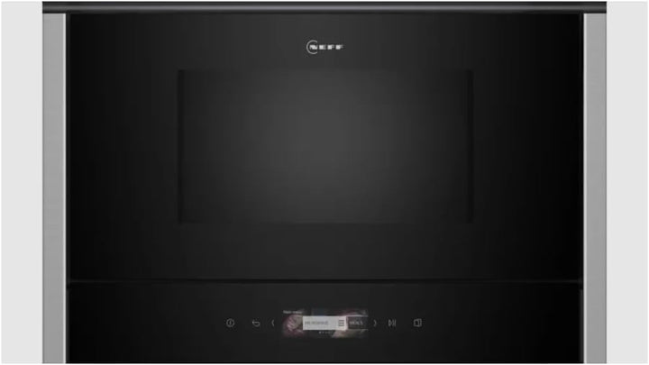 NEFF NR4WR21N1, N70, Einbau-Mikrowelle, Integrierbare Mikrowelle ohne Grill 40 x 60cm, Full Touch TF