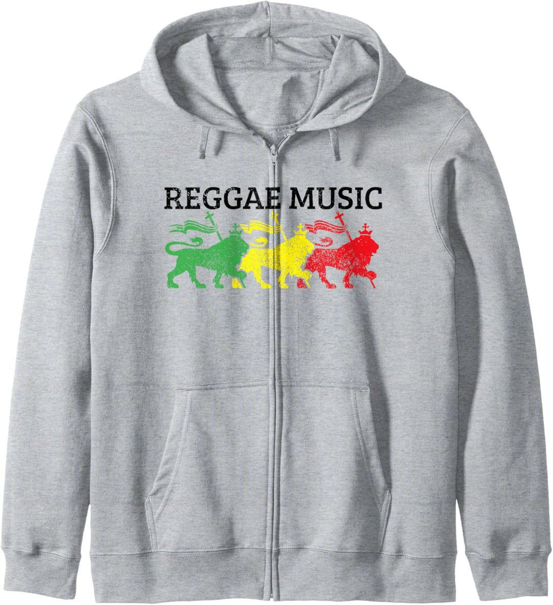 Reggae Musik Rastafari Jamaika Lion Of Judah Rasta Geschenk Kapuzenjacke