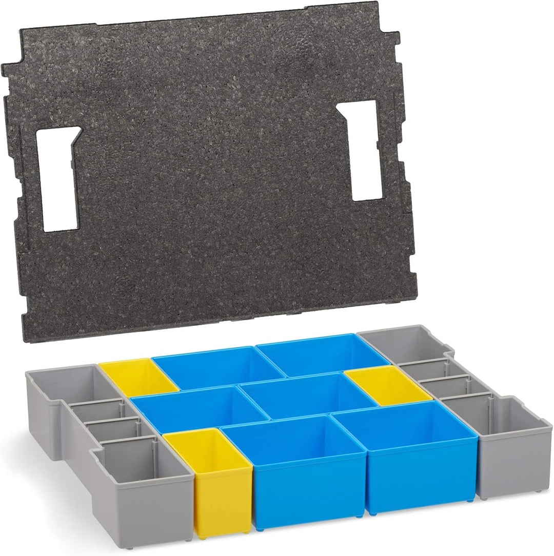 Bosch Sortimo L-Boxx 102 Werkzeugkoffer-Set • professional blau ohne Logo • bestückt mit Ordnungssys