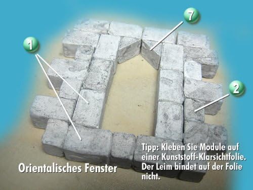 menta-modellbau Silikonform, Bausteine selber giessen, Nr. 1