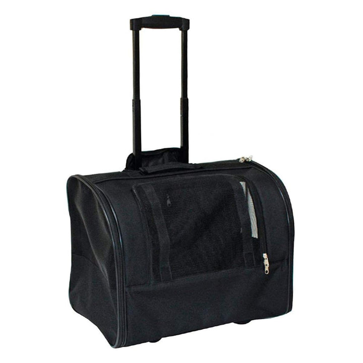 Croci Trolley Jolie 2 in 1 – Tragetasche für Katzen und kleine Hunde 44 x 33 x 28 cm – Trolley für H
