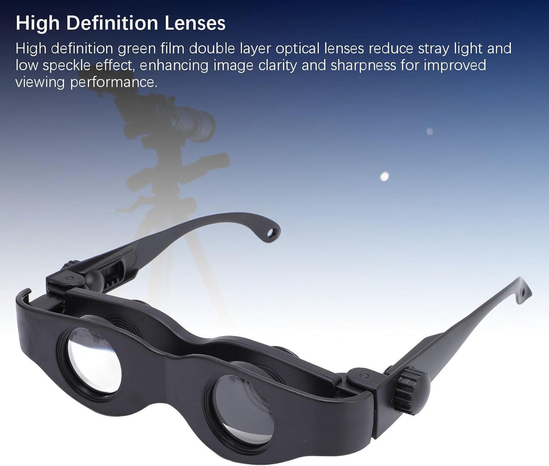 3X Fernglasbrille, Einstellbarer Fokus, Teleskopbrille mit Polarisierter Linse, Zum Angeln, Vogelbeo