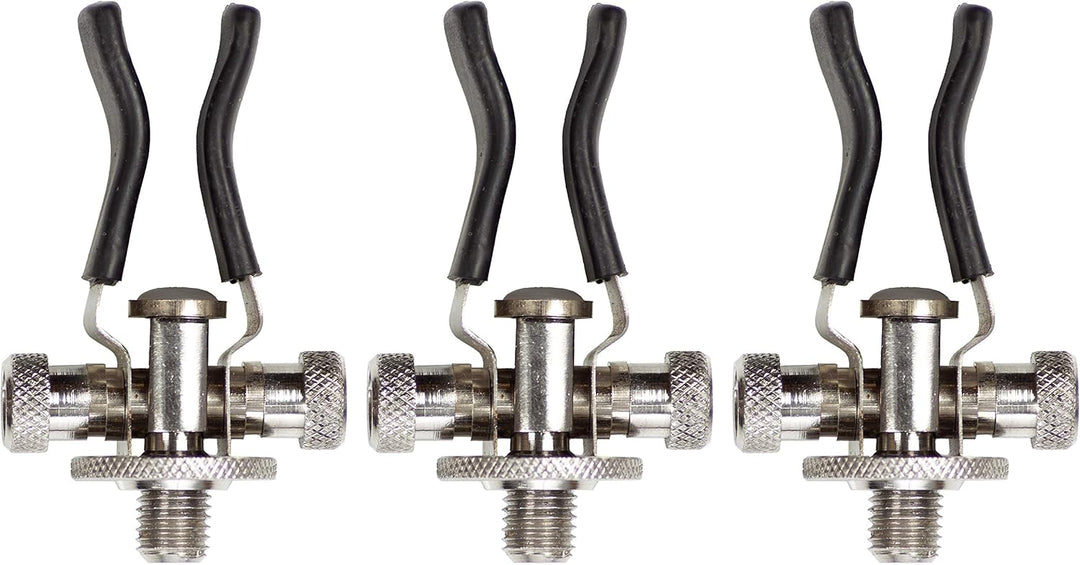 Zite Fishing Rutenhalter Set - 3 Stück Verstellbare Rutenauflagen - Aluminium Butt Grips Karpfen-Ang