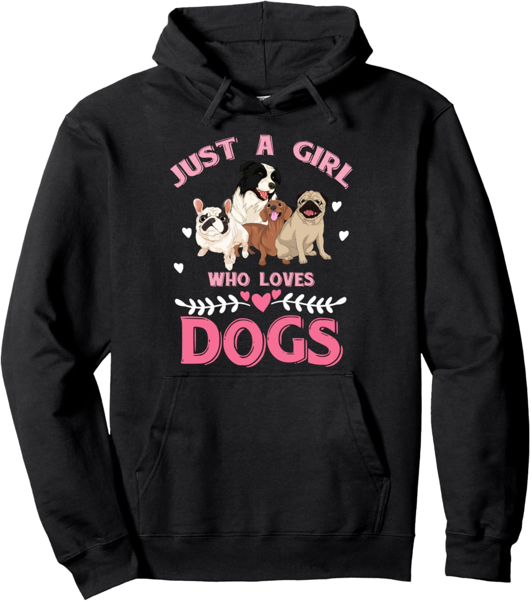 Hundebesitzer Hundehalter Hundefreund Haustier Hunde Mädchen Pullover Hoodie