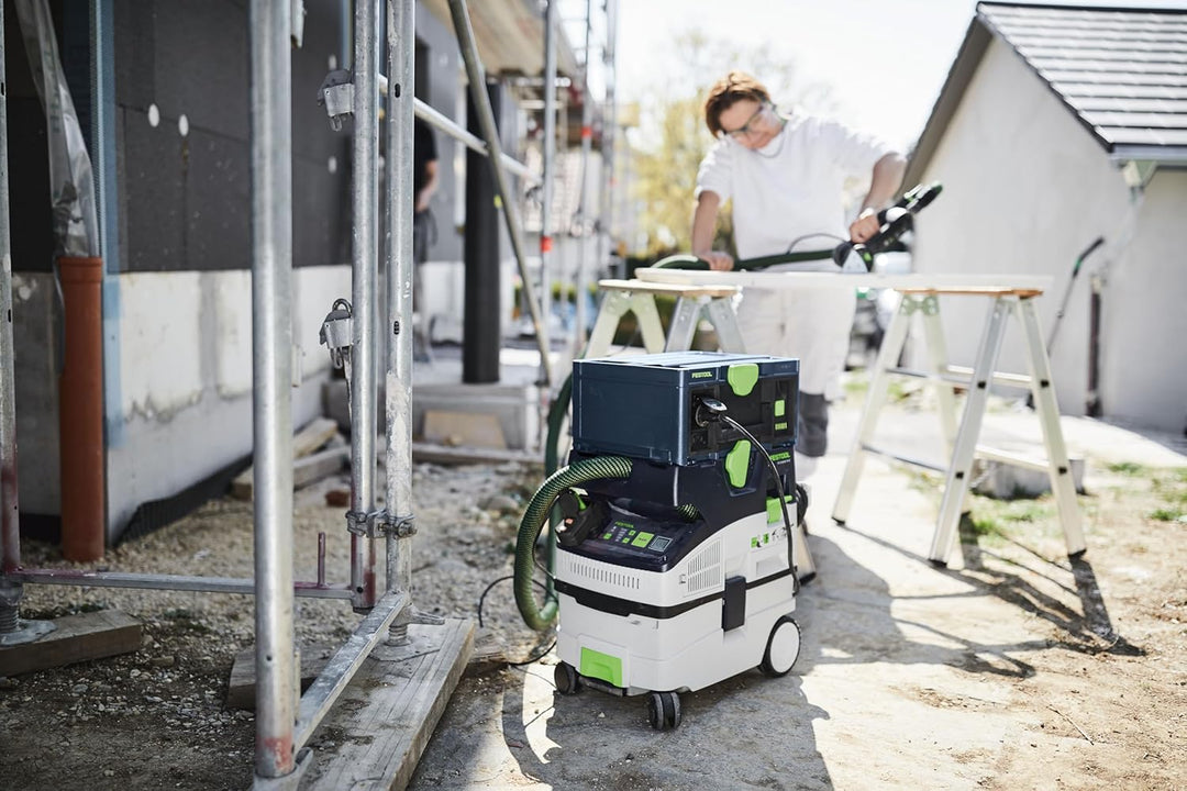 Festool Absaugmobil CTL MIDI I CLEANTEC (mit Hauptfilter, SELFCLEAN Filtersack, Saugschlauch glatt Ø