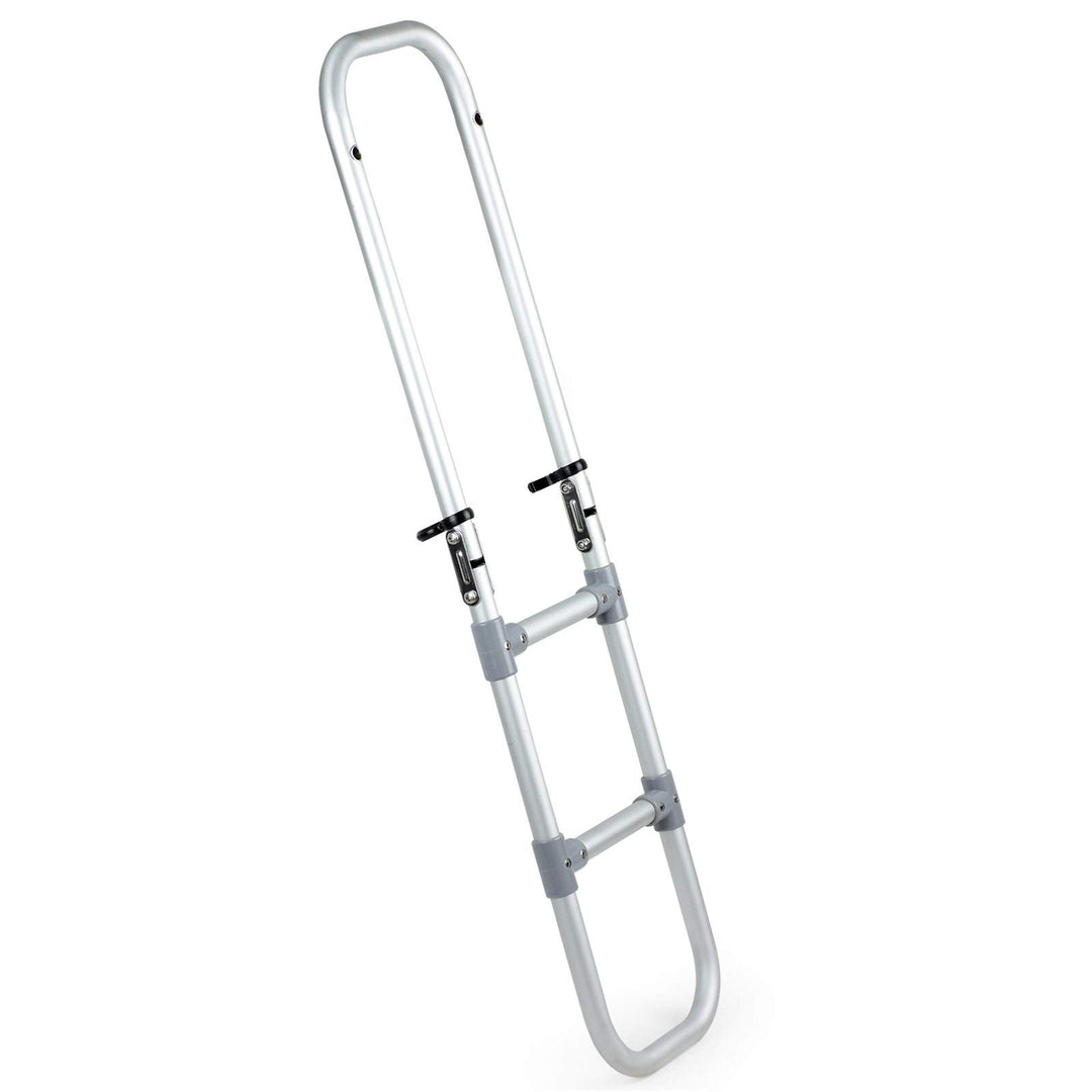 Badeleiter Aluminium für Schlauchboot klappbar 2 Stufen 240x900cm 3 Stufen, 3 Stufen