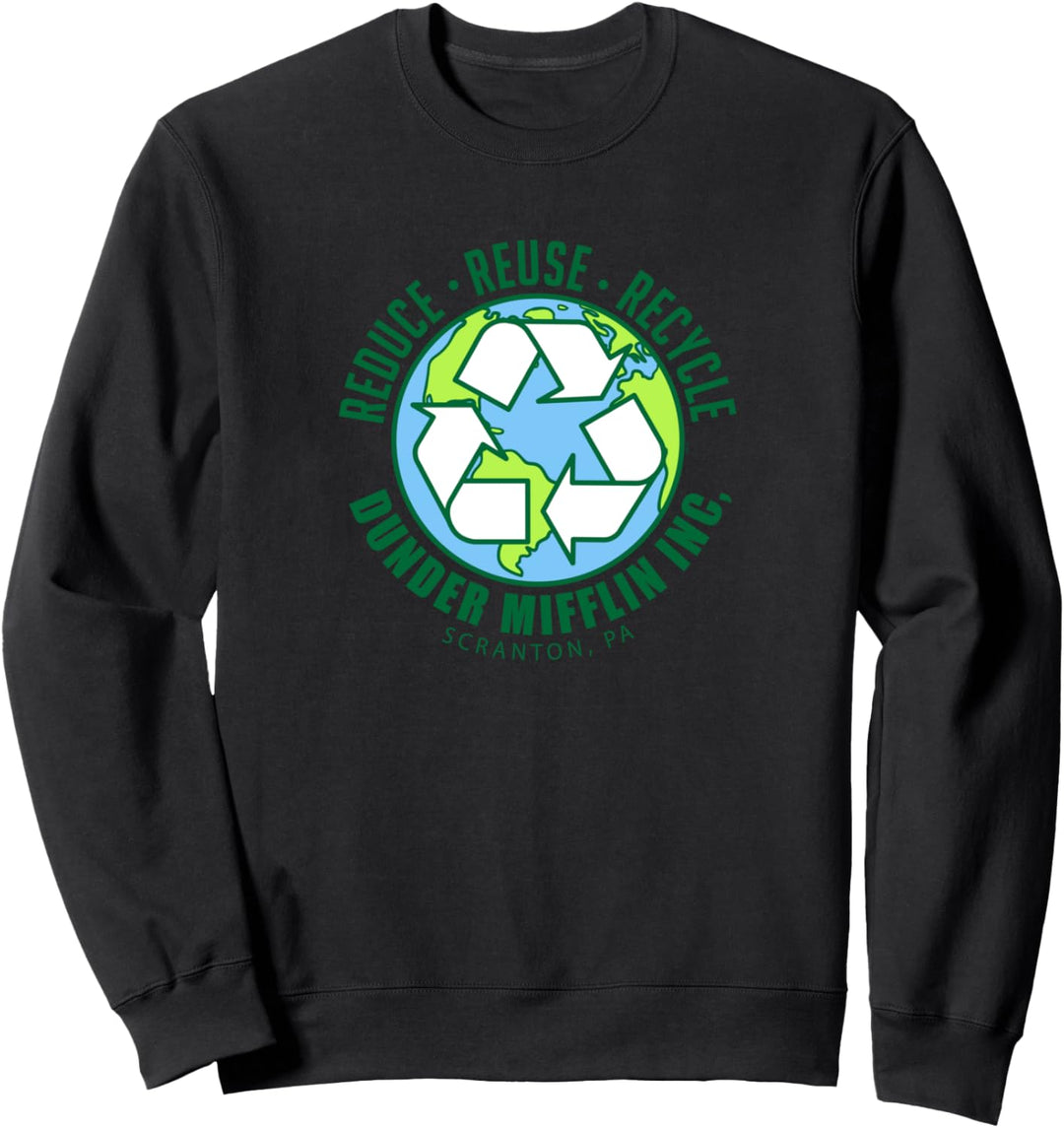 The Office Reduzieren Sie die Wiederverwendung Recycling Sweatshirt